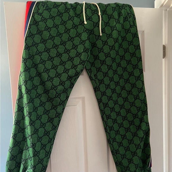 Gucci green jogging pants medium - Picture 6 of 6